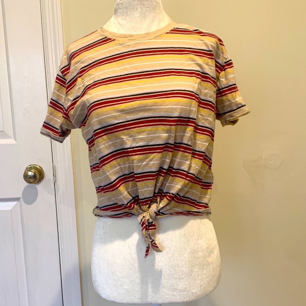 ❄️Holister striped crop top
